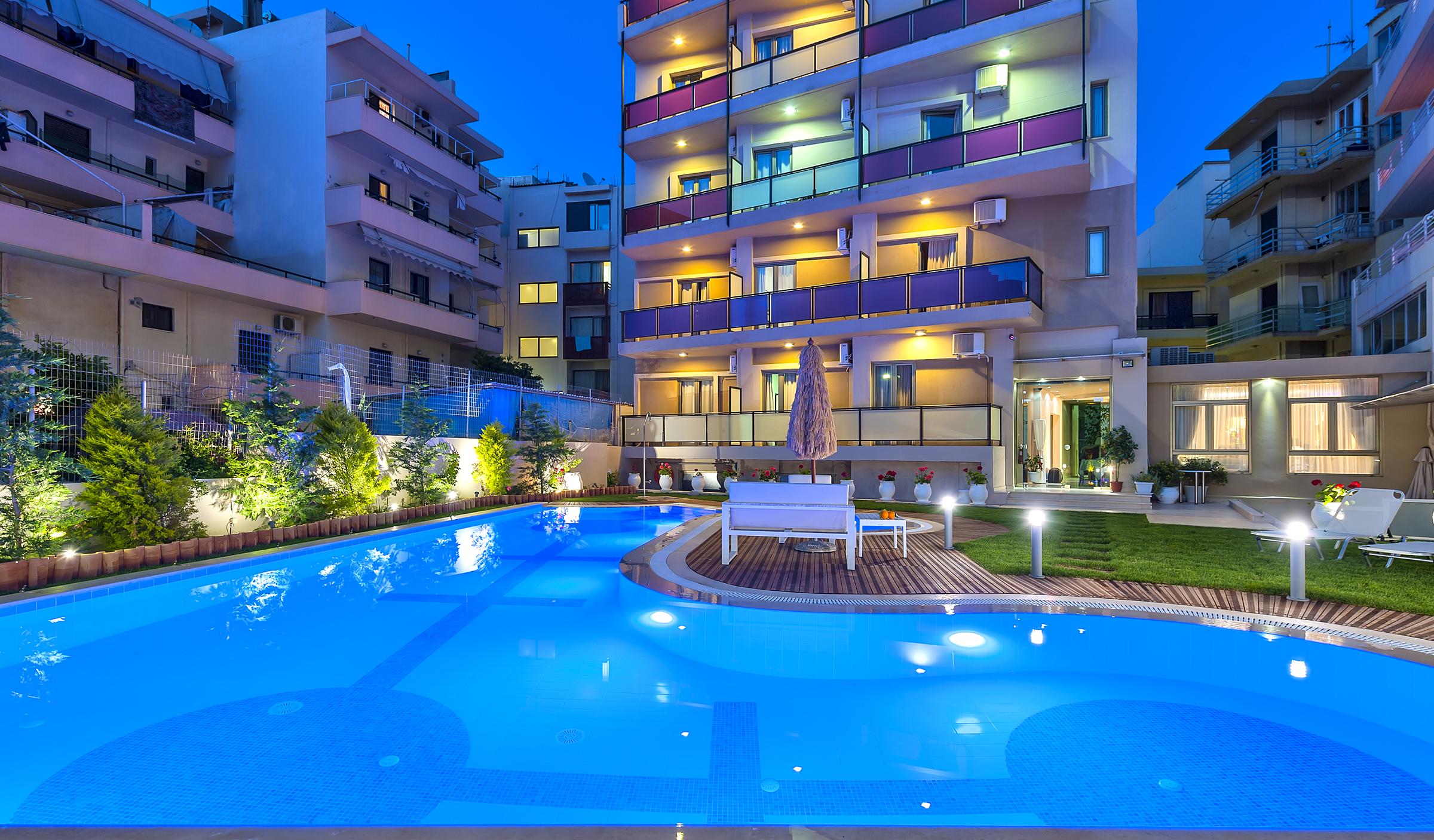 Leonidas Hotel & Apartments Rethymnon Exterior foto