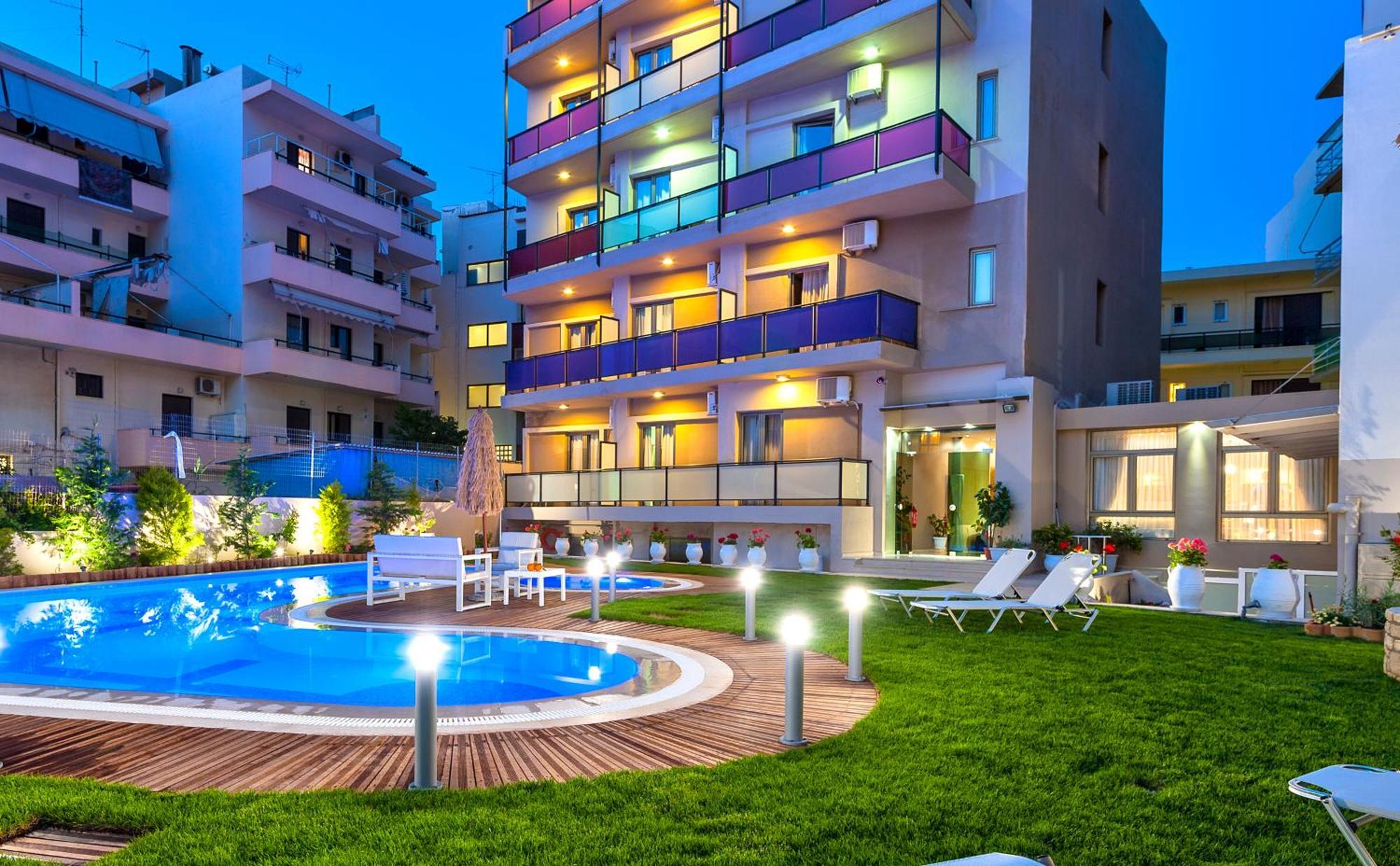 Leonidas Hotel & Apartments Rethymnon Exterior foto