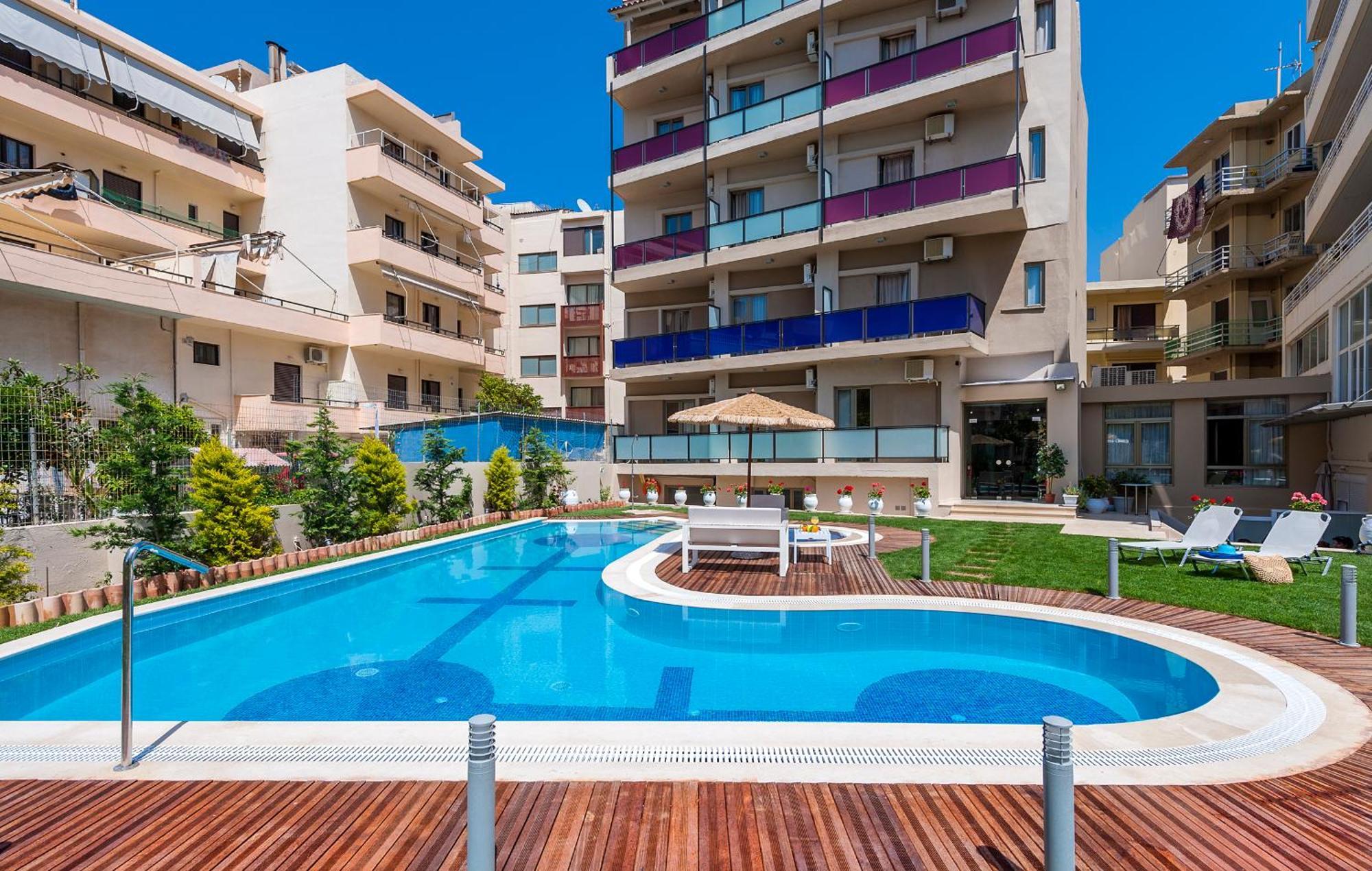 Leonidas Hotel & Apartments Rethymnon Exterior foto
