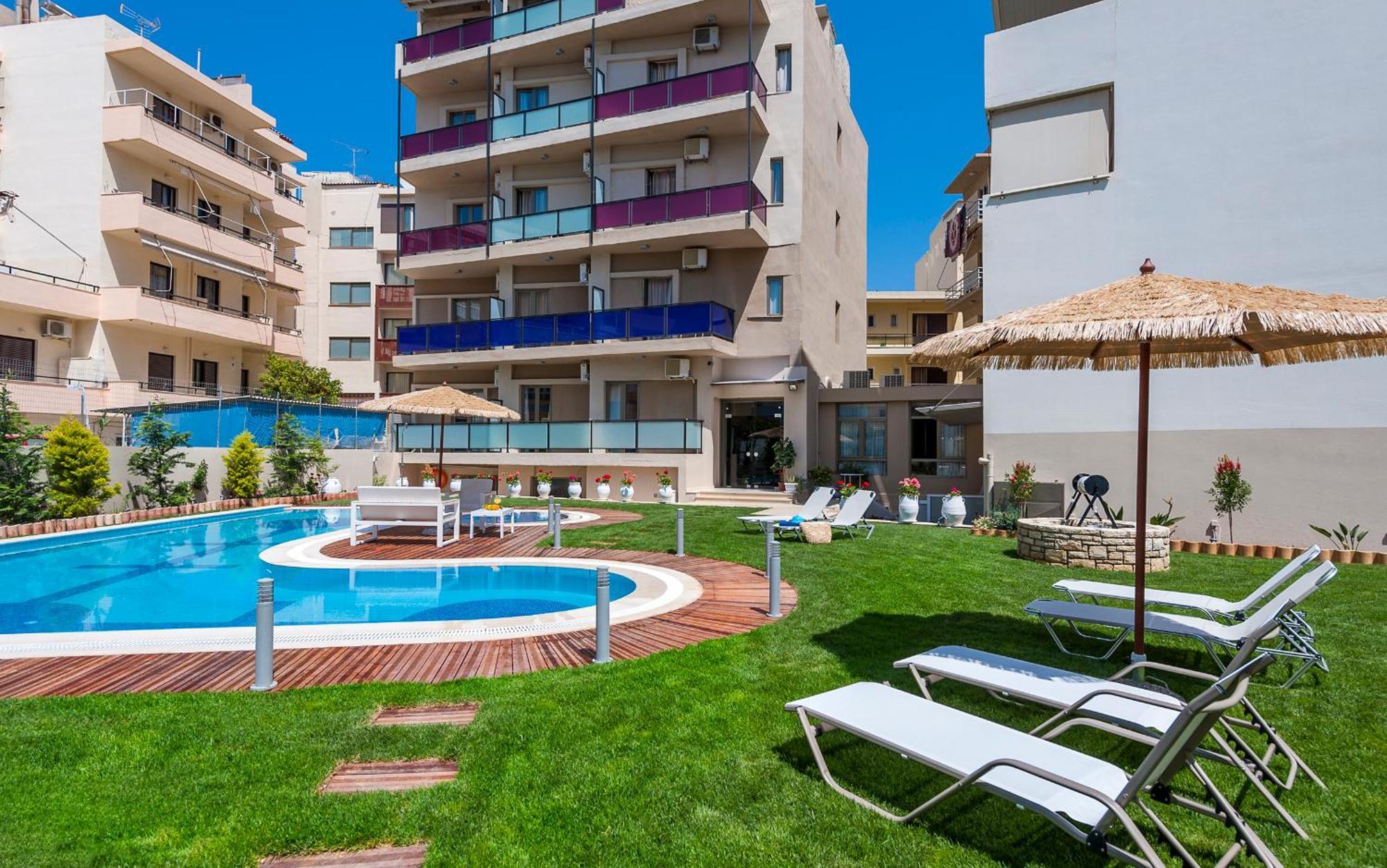 Leonidas Hotel & Apartments Rethymnon Exterior foto