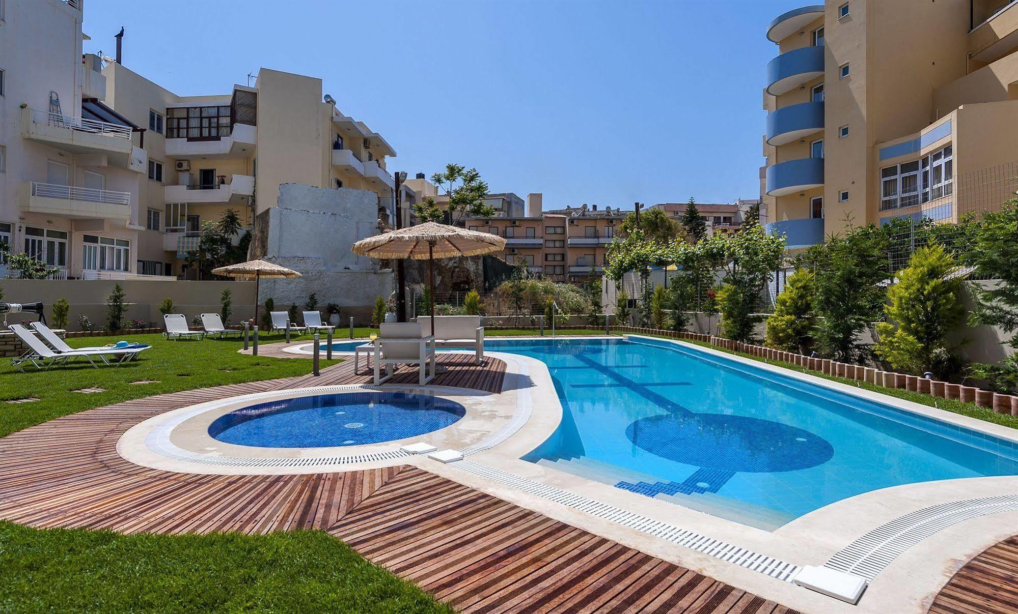 Leonidas Hotel & Apartments Rethymnon Exterior foto