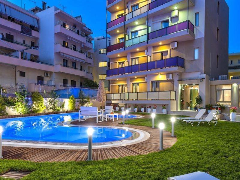 Leonidas Hotel & Apartments Rethymnon Exterior foto